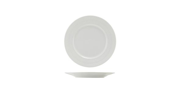 Incise Porcelain Solara Winged Plate 23cm
