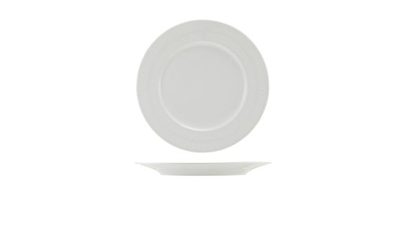 Incise Porcelain Solara Winged Plate 25.5cm