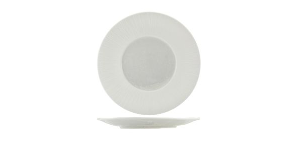 Incise Porcelain Lucine Winged Plate 28.5cm
