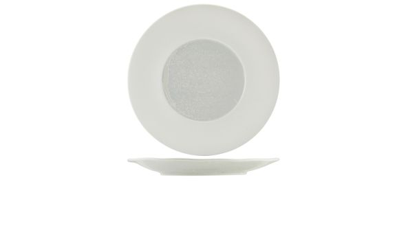 Incise Porcelain Lustre Winged Plate 31cm