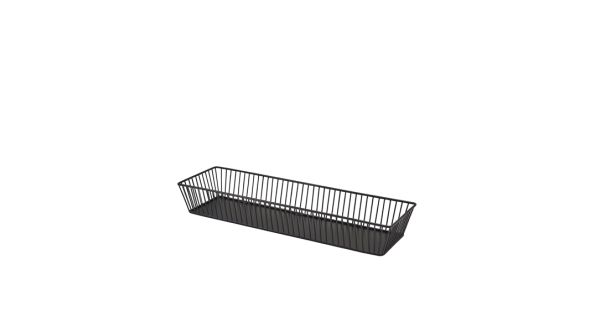 GenWare Black Wire Display Basket GN 2/4