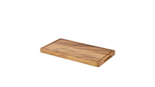 Genware Acacia Wood Serving Board GN 1/3