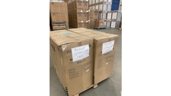 Sterling Pro Green GRADED SP3HC-STS Stainless Steel Triple Door Bottle Cooler  338 Litres