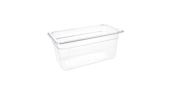 Vogue Polycarbonate 1/3 Gastronorm Container 150mm Clear