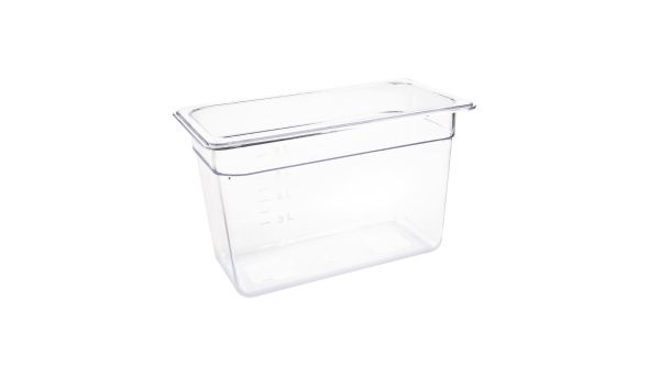 Vogue Polycarbonate 1/3 Gastronorm Container 200mm Clear
