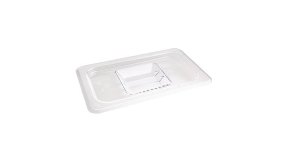 Vogue Polycarbonate 1/4 Gastronorm Lid Clear