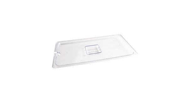 Vogue Polycarbonate 1/1 Gastronorm Lid Notched