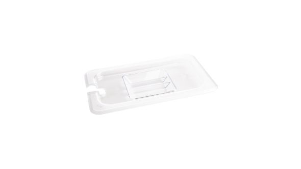 Vogue Polycarbonate 1/4 Gastronorm Lid Notched