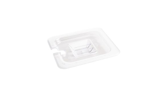 Vogue Polycarbonate 1/6 Gastronorm Lid Notched