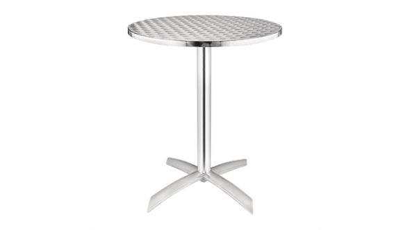 Bolero Bolero Round Flip Top Table Stainless Steel 600mm U423