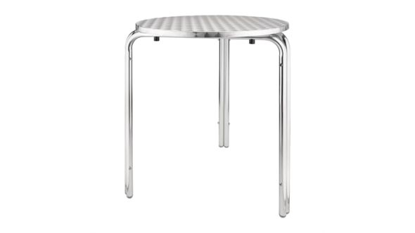 Bolero Round Stackable Bistro Table 600mm - U431