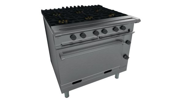 Falcon Chieftain 6 Burner Natural Gas Oven Range G1066X