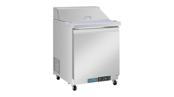 Polar U-Series Single Door Mega Top Prep Counter Fridge 154Ltr