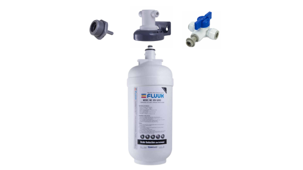Fluux IEN-6000 Limescale Water Filter Complete Kit For Water Dispensers, Ice Machines, Coffee Machines