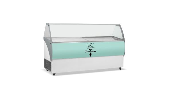Crystal VENUSELEGANTE56 557L Elegante Ice Cream Display
