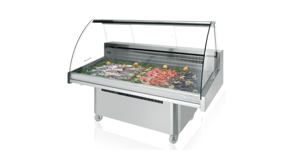 Infrico VML1200 1330mm Wide Refrigerated Fish Display
