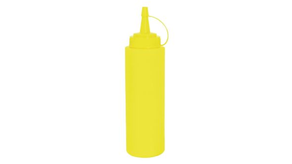 Vogue Yellow Squeeze Sauce Bottle 8oz