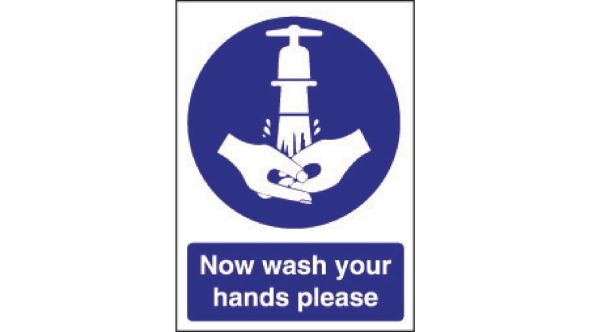 Vogue Now Wash Your Hands Sign