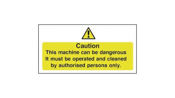 Vogue Dangerous Machine Sign