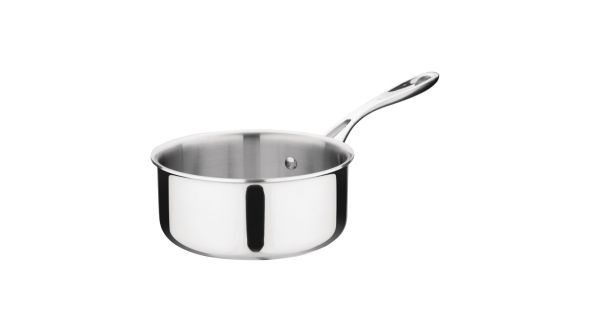 Vogue Stainless Steel & Aluminium Tri-Wall Saucepan 160mm