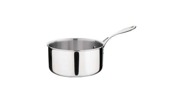 Vogue Stainless Steel & Aluminium Tri-Wall Saucepan 200mm