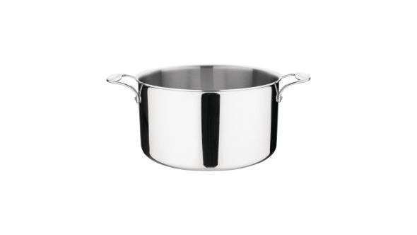 Vogue Stainless Steel & Aluminium Tri-Wall Stew Pan 280mm