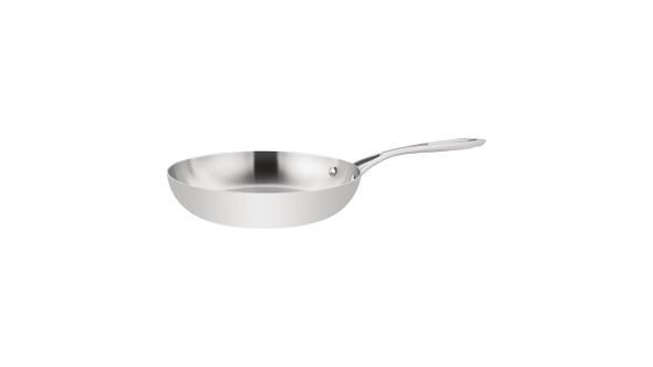 Vogue Stainless Steel & Aluminium Tri-Wall Frying Pan 24cm