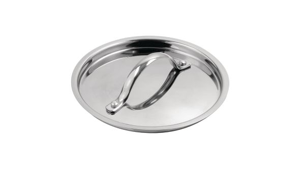 Vogue Stainless Steel & Aluminium Tri-Wall Saucepan Lid 16cm