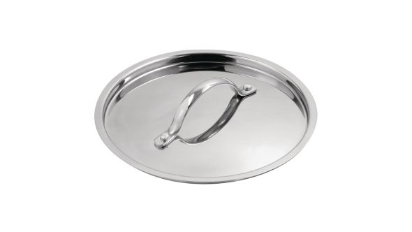 Vogue Stainless Steel & Aluminium Tri-Wall Saucepan Lid 20cm