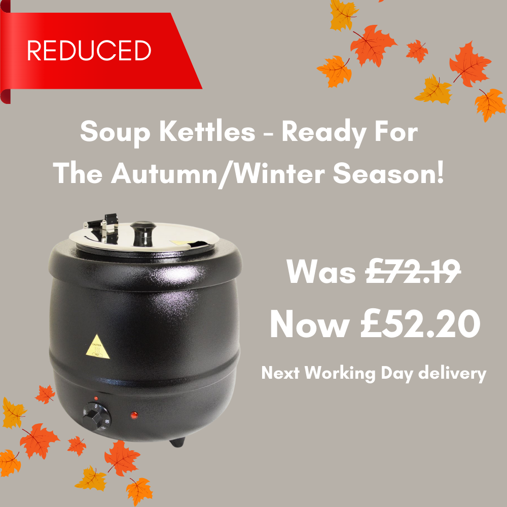 Prepare for the soup season with our 10L Soup Kettles!