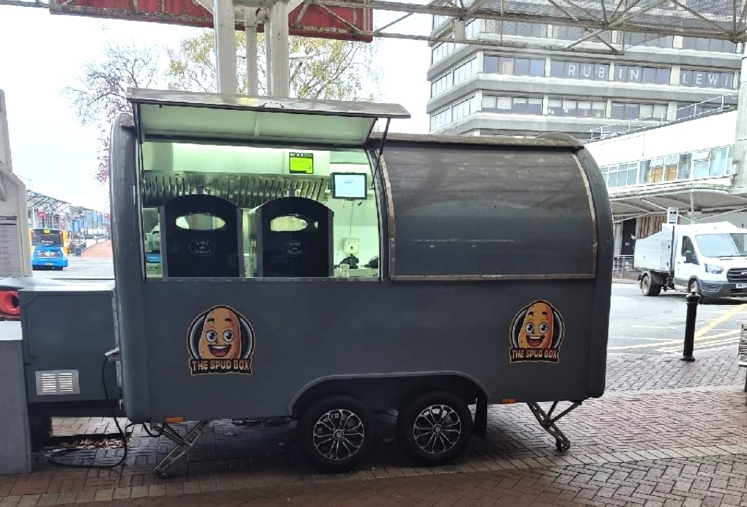 Jacket potato trailer equipment for street food businesses in the UK